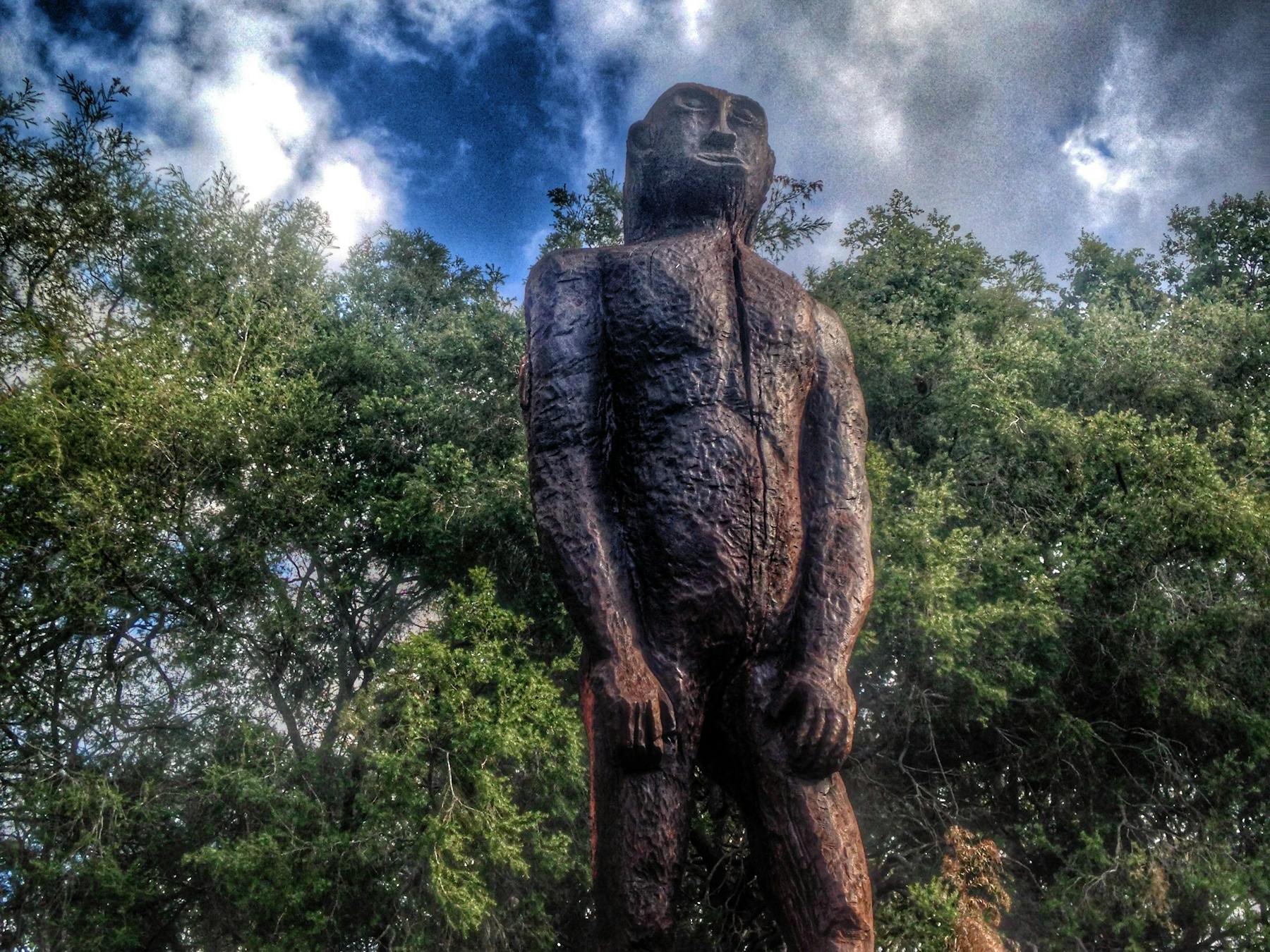 Yowie Statue in Yowie Park