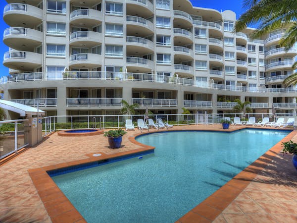 View from resort pool