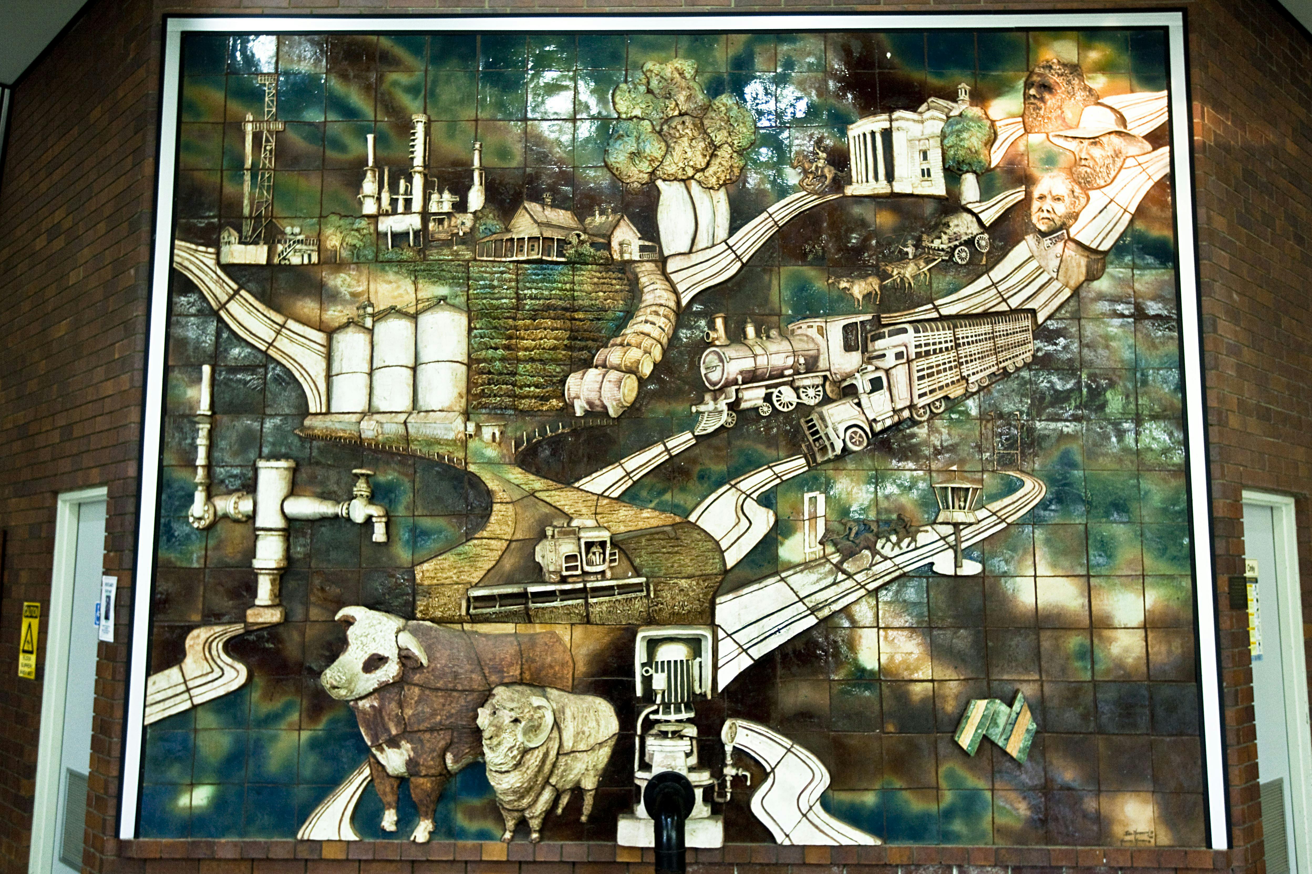 Three-Dimensional Mural