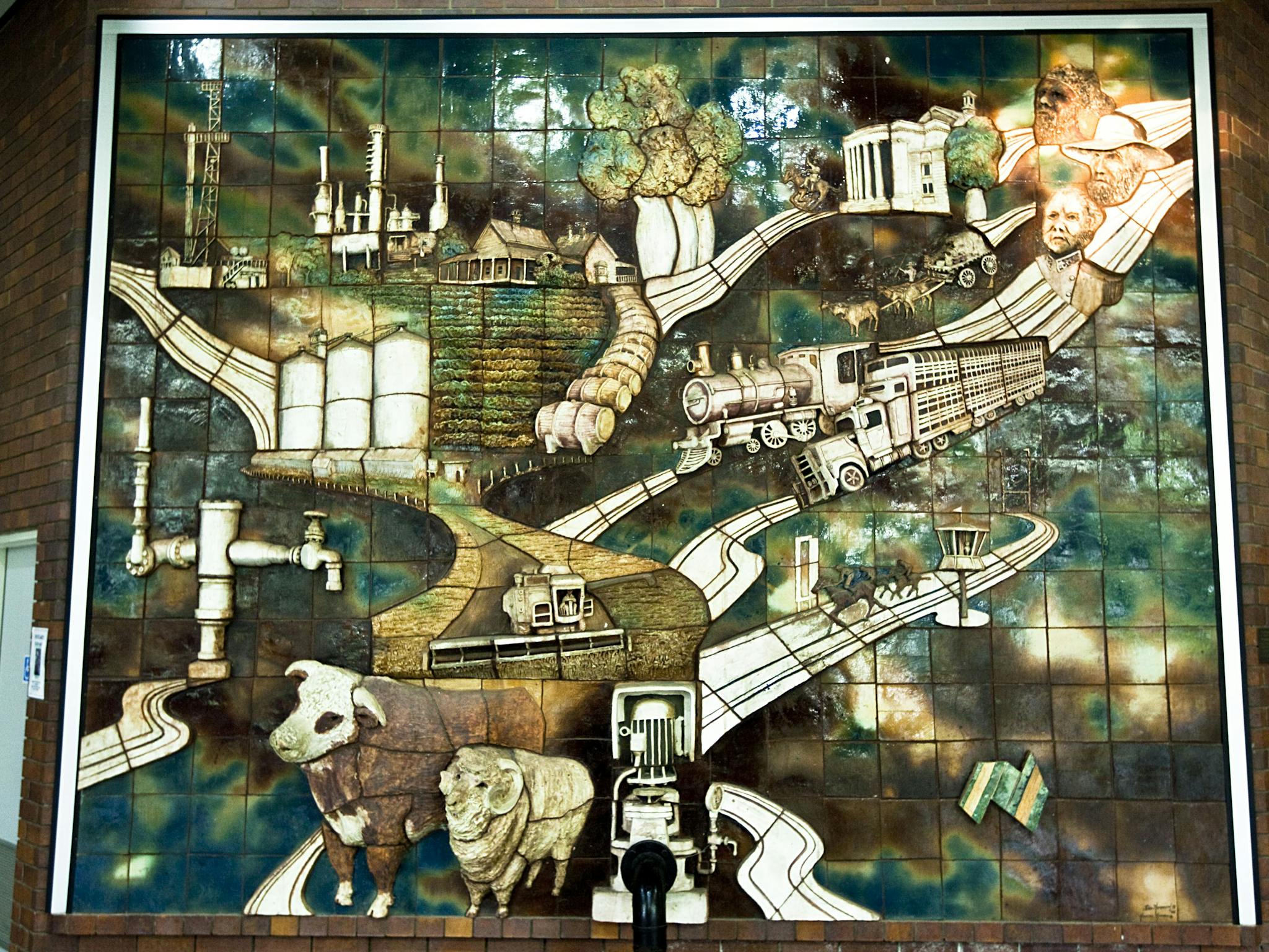 Three Dimensional Mural