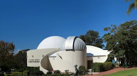 Planetarium buildings from northwest