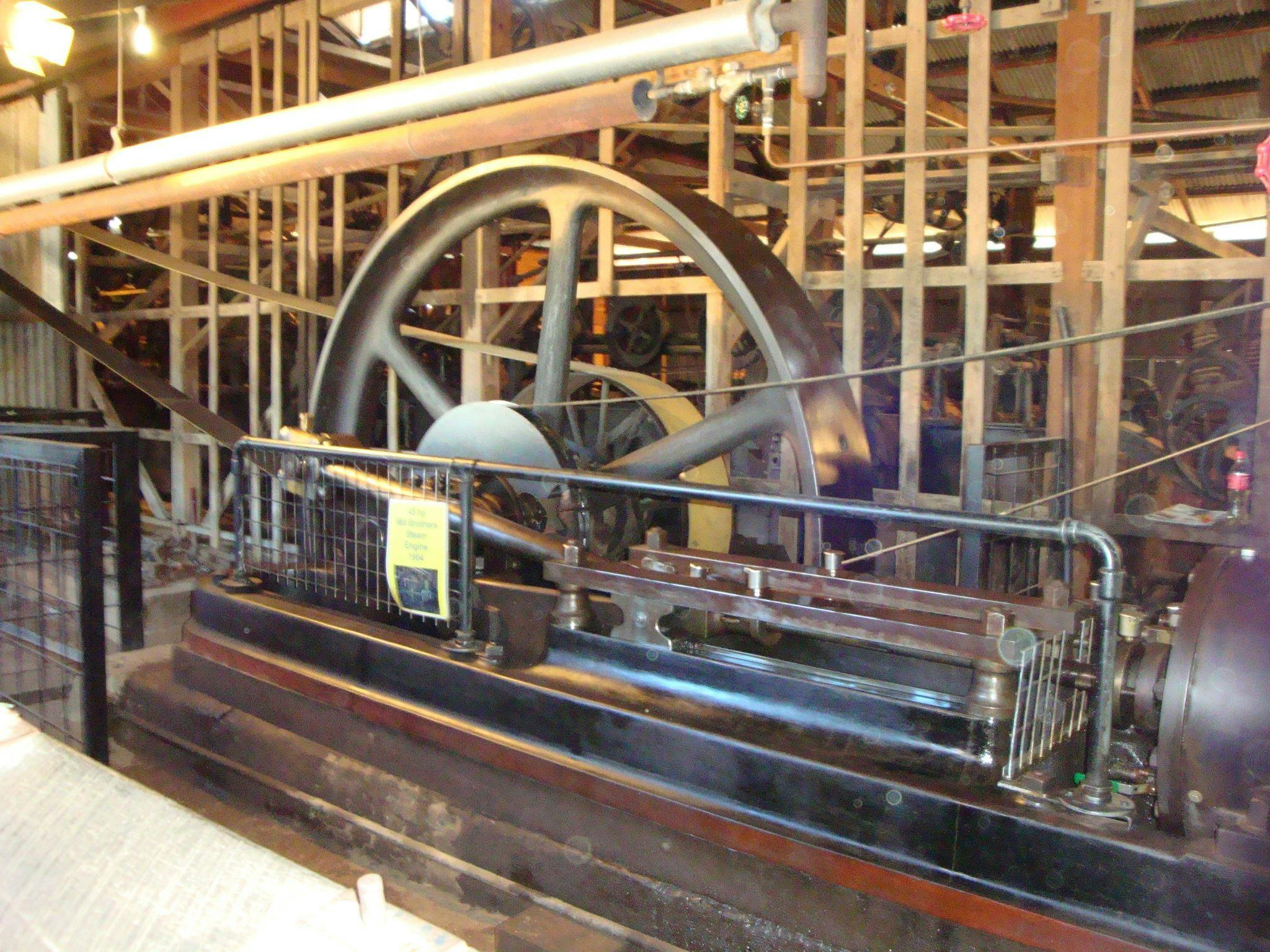 Blackall Historical Woolscour, steam engine, wool industry,