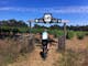 Cycling to a cellar door in the Beechworth wine region