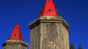 Chinese burning towers 