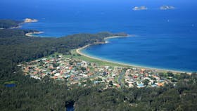 Aerial of Maloneys Beach