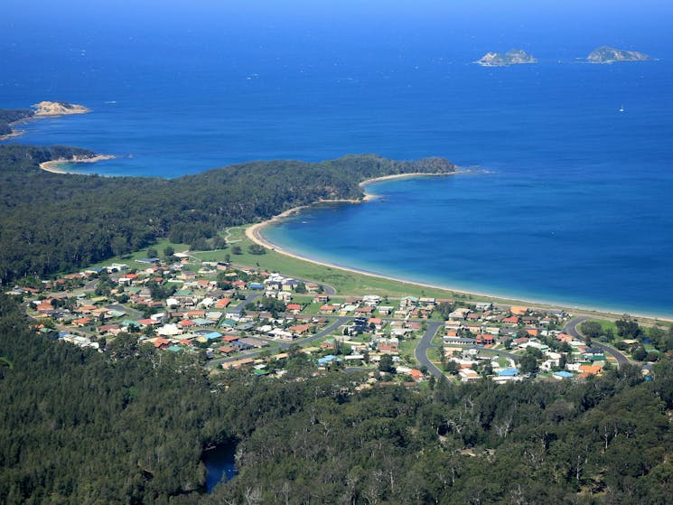 Aerial of Maloneys Beach