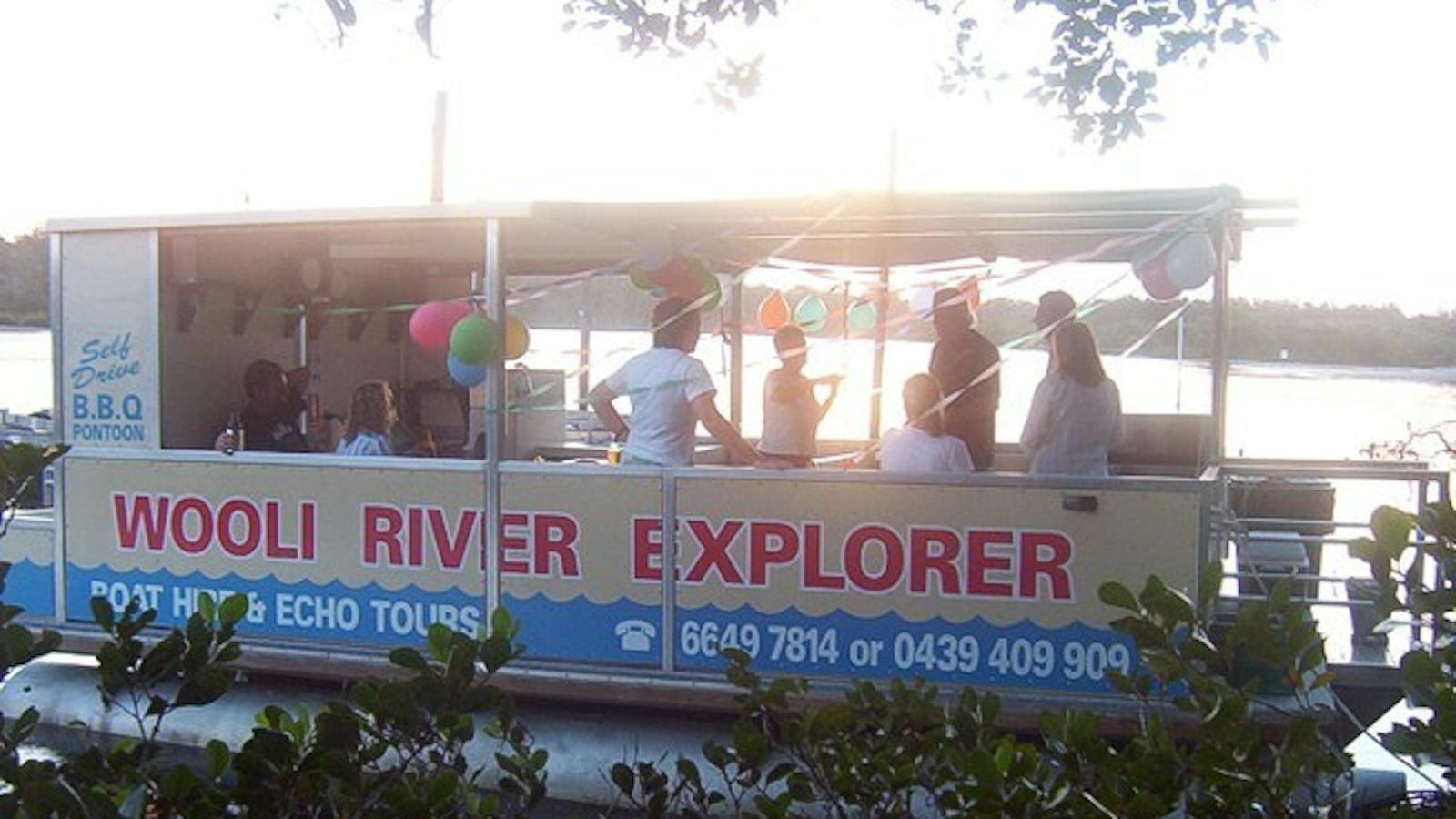 Wooli River Explorere - Self Drive Passenger Pontoon Boat