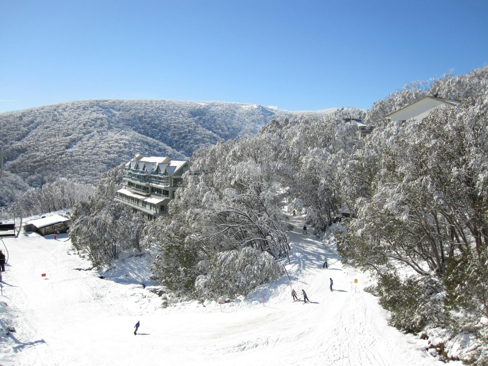 View from the chairlift