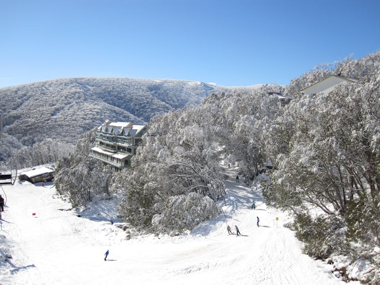 View from the chairlift