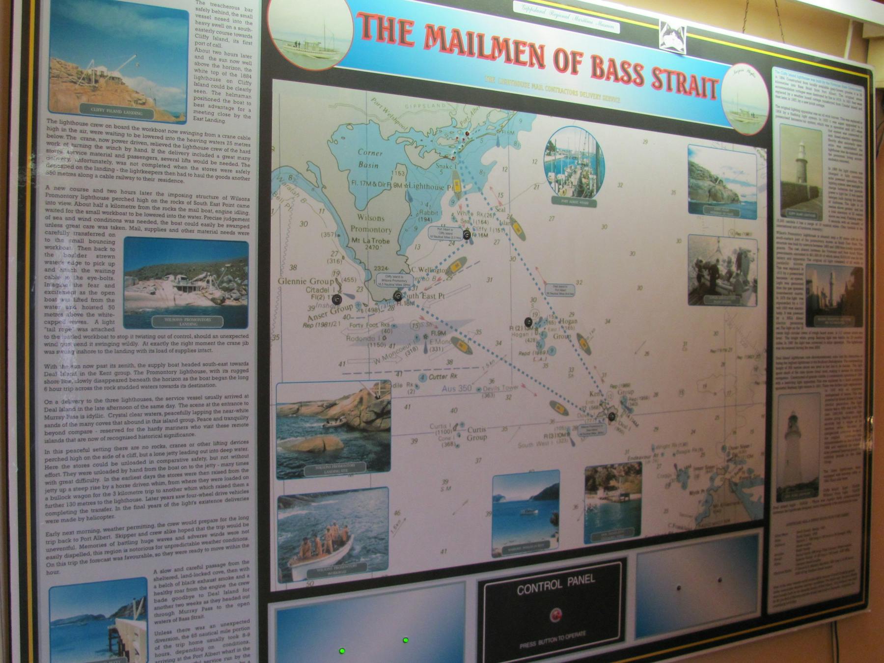 Mailmen of Bass Strait display