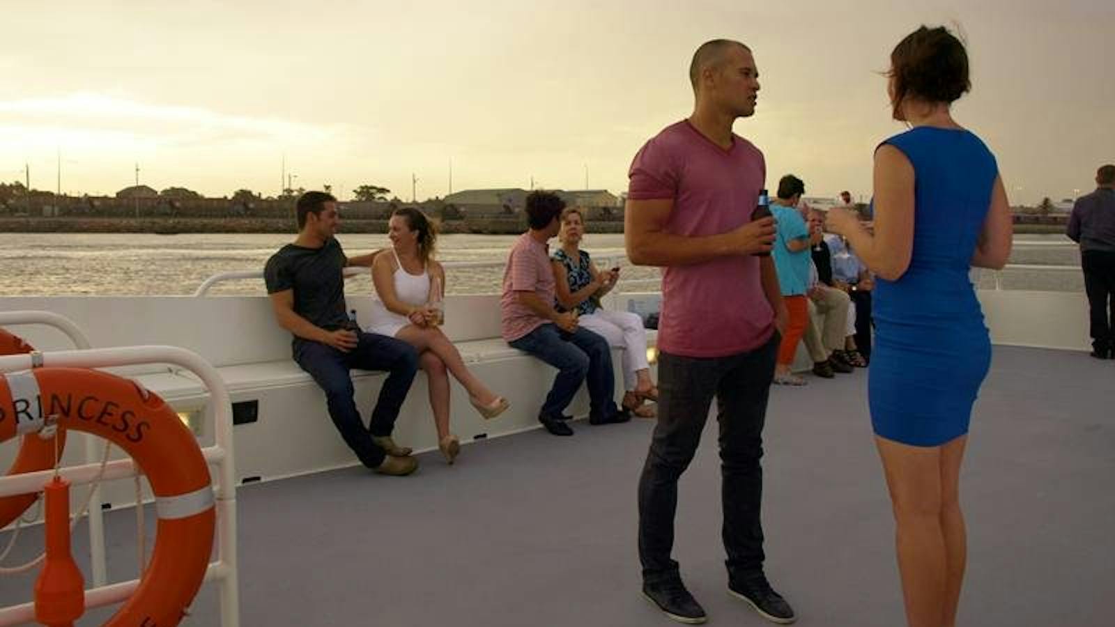Upper deck on board The Princess