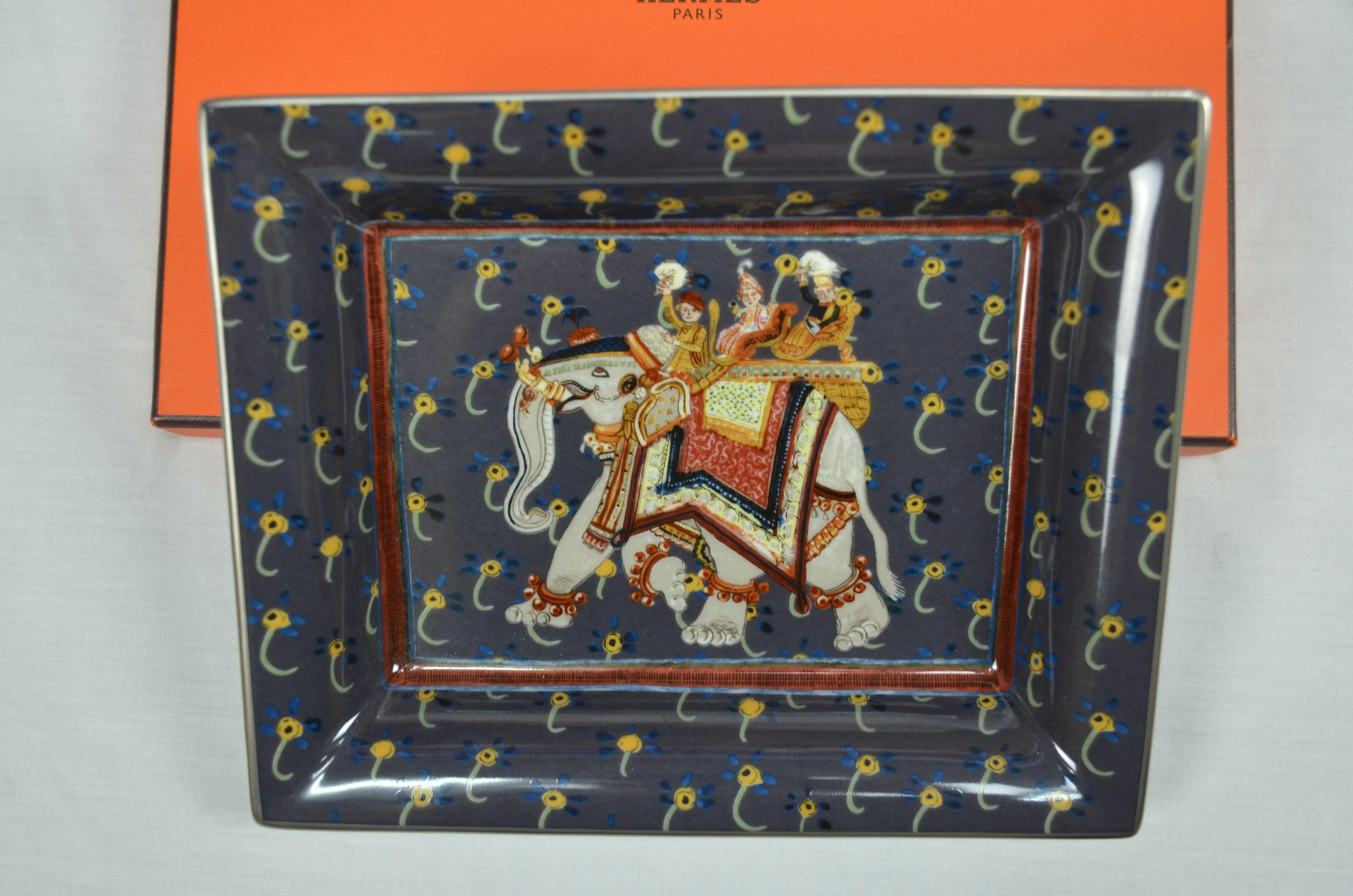 Hermes Porzellanteller in Box