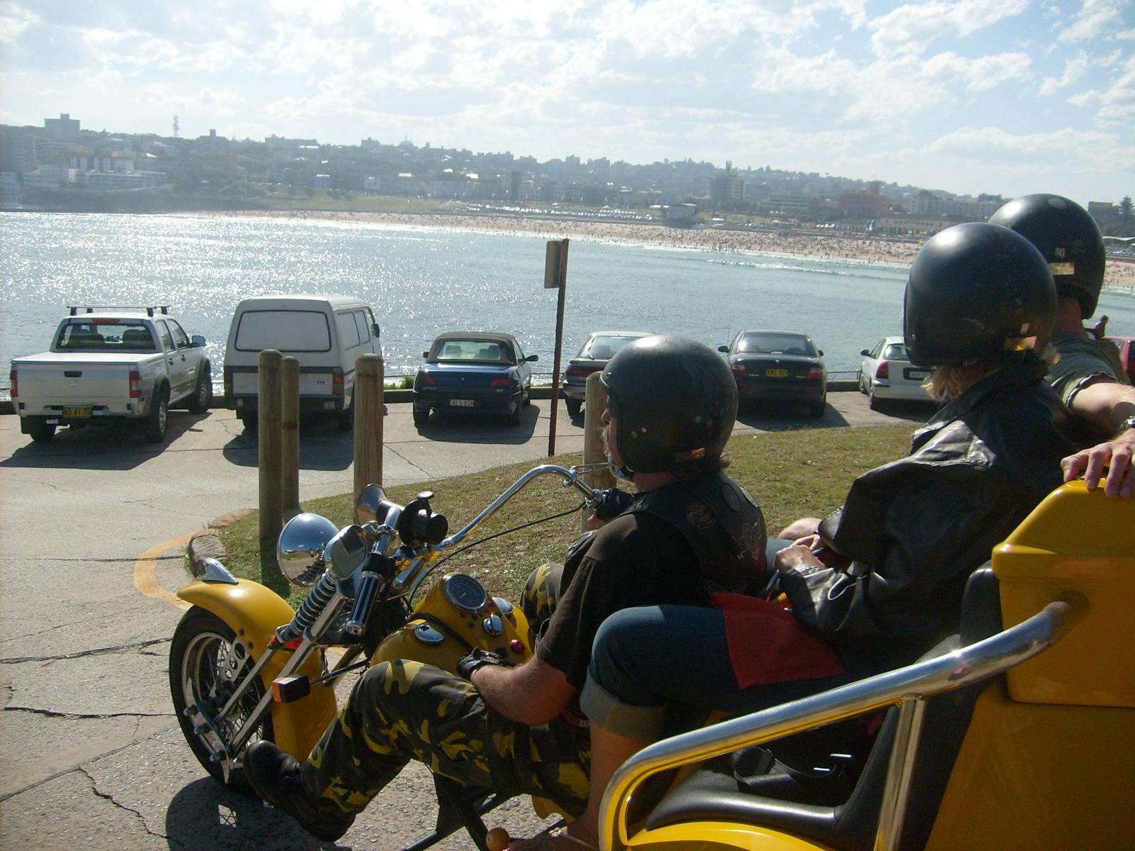 Overlooking the famous Bondi Beach