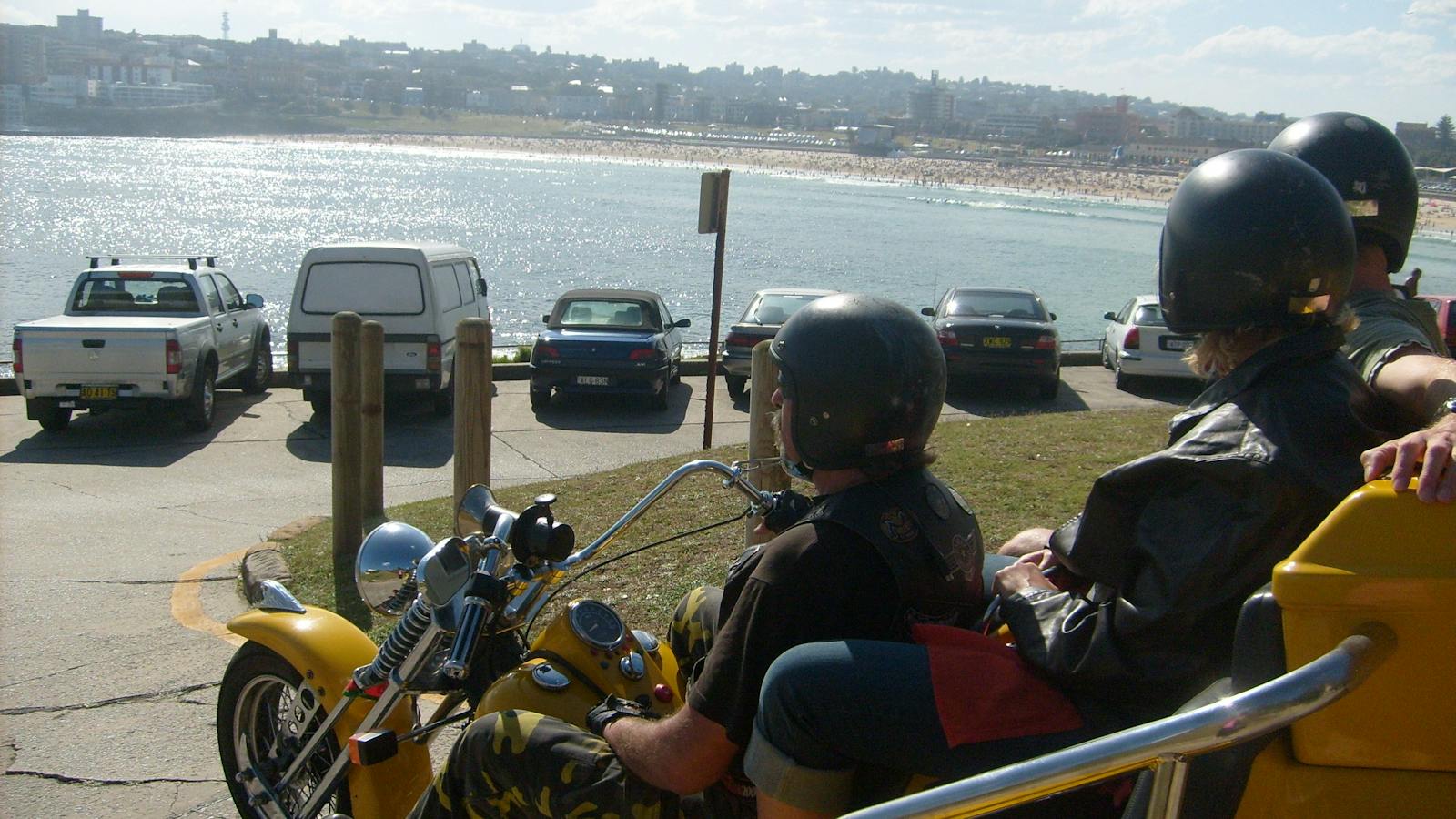 Overlooking the famous Bondi Beach