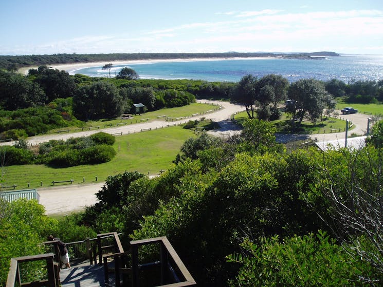 Overlooking Bluff Beach