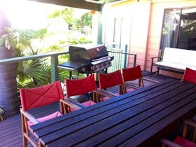 Blenheim Beach House barbecue Blenheim Beach House barbecue
