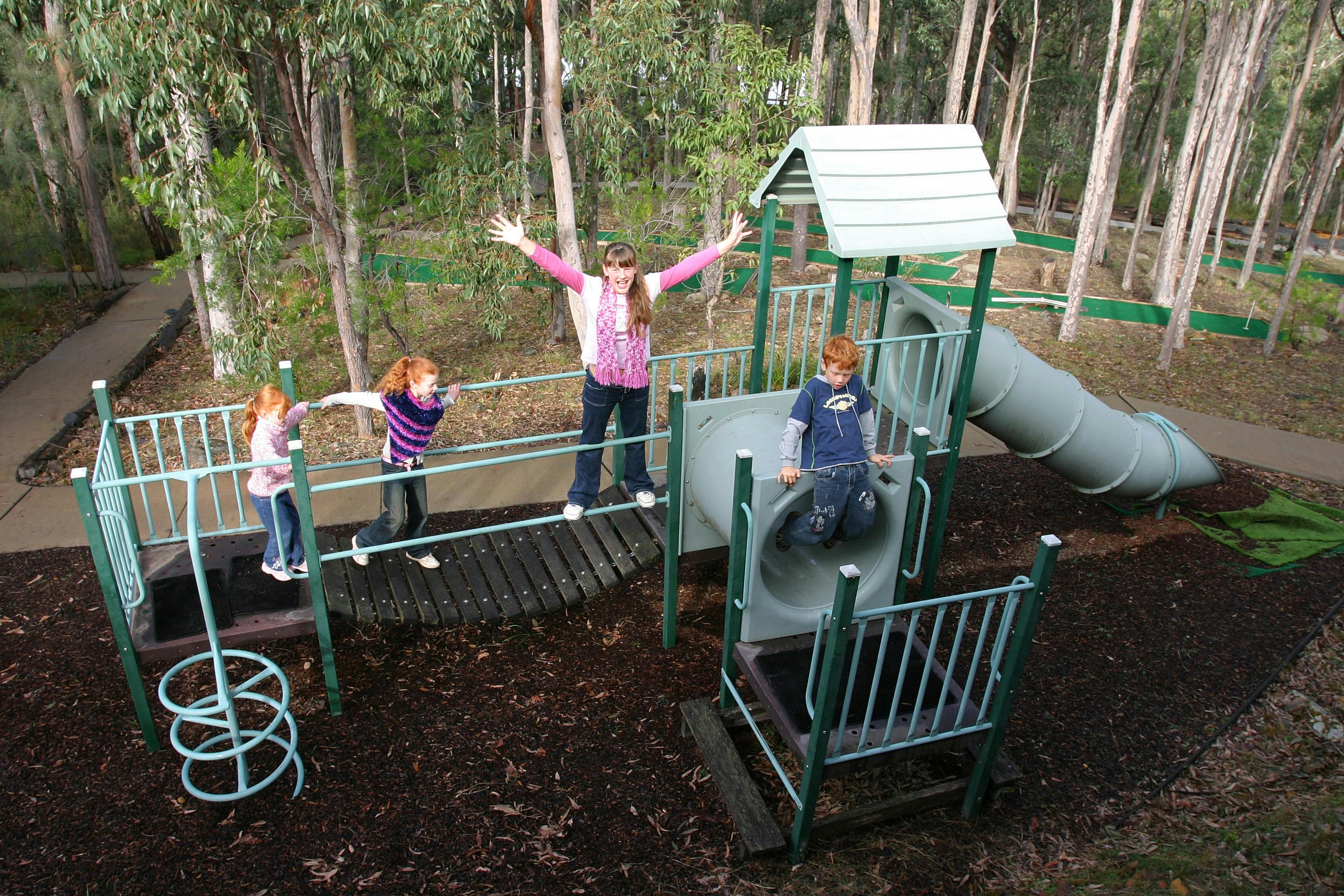 Located near Recreation building