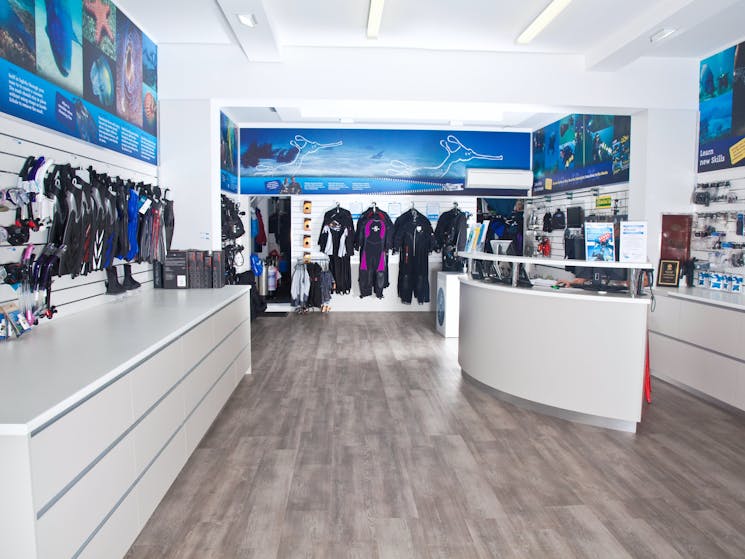Dive Centre Manly retail shop