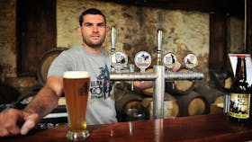 Handcrafted beers at Black Dog Brewery