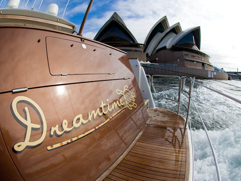 Dreamtime passing the Sydney Opera House