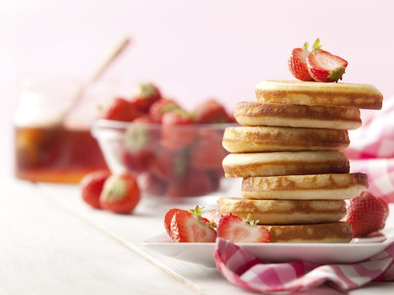 Strawberry Pikelets