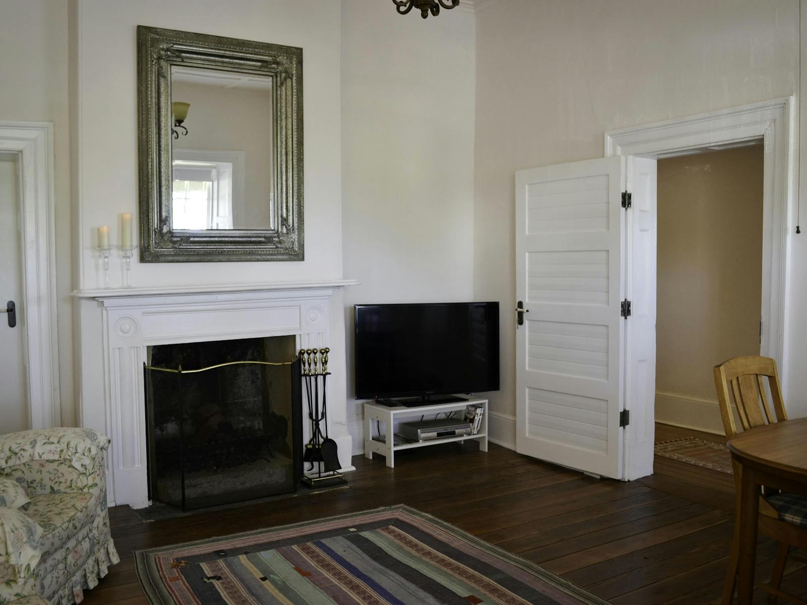 Relax by the fire in the lounge room