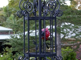 Decorative rose arbour