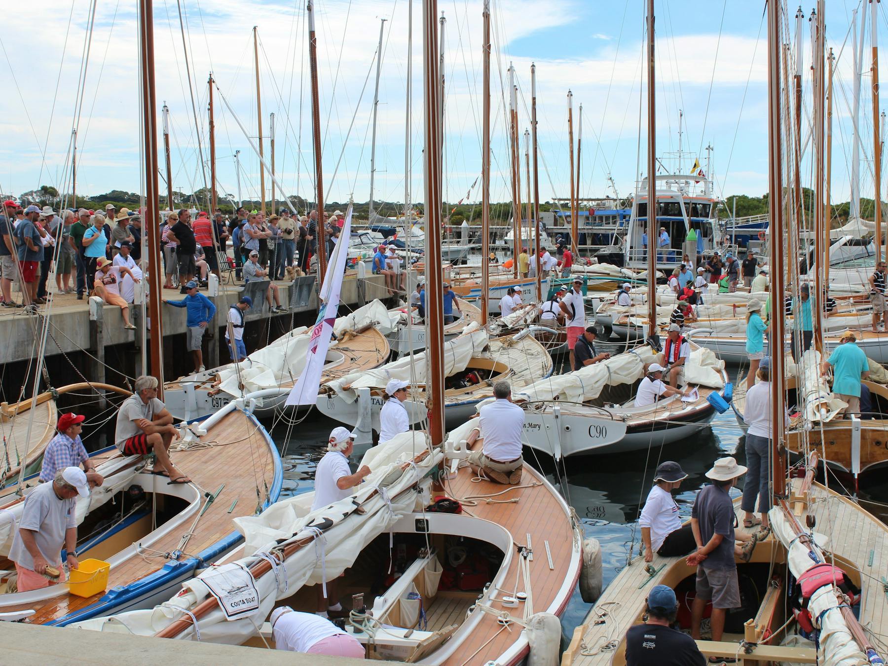 Couta Boats rafted up