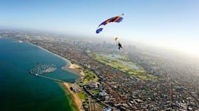 Freefall from up to 14,000ft above Melbourne