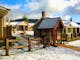 Snowfall at the cottages