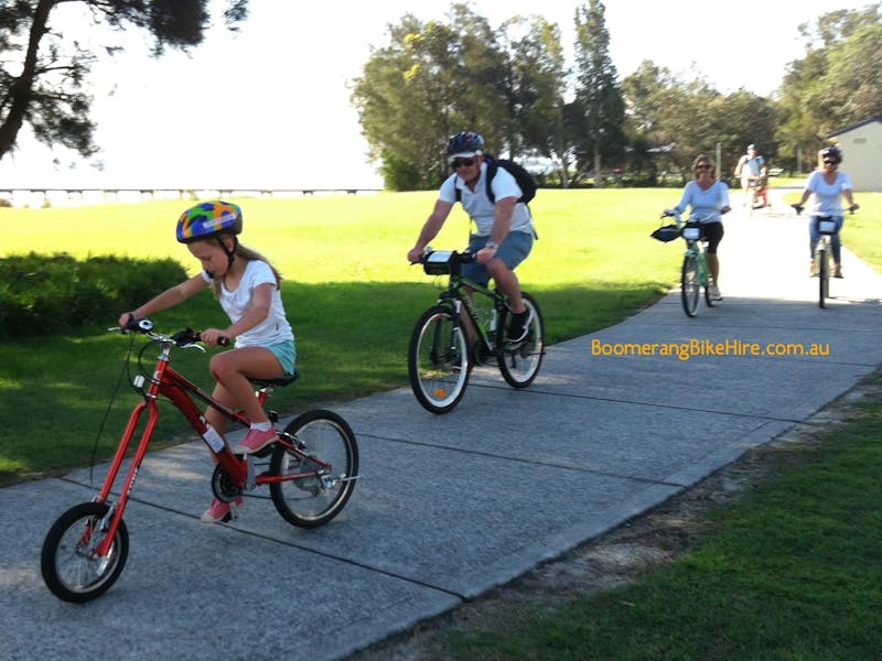 Family Bike tour from Long Jetty to the Entrance and Return