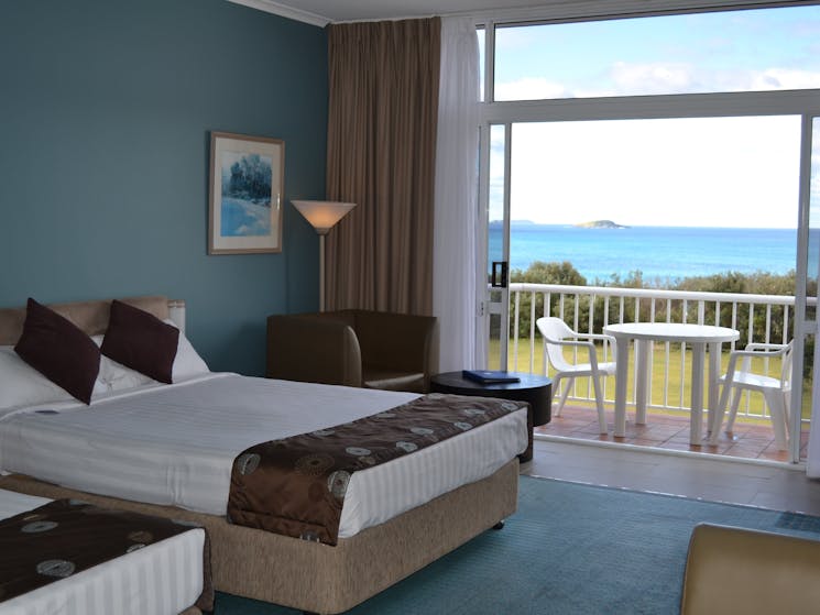 Wake up to the Pacific Ocean on your private balcony