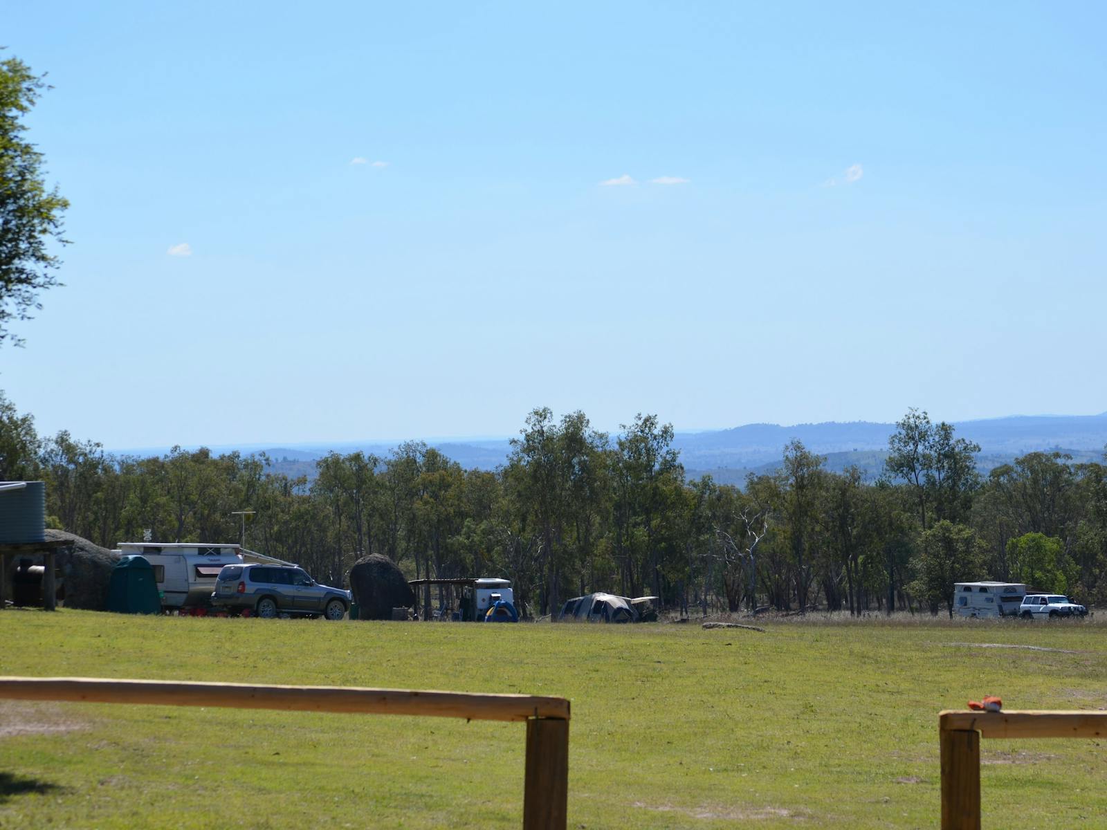 The main camping area at Goat Rock