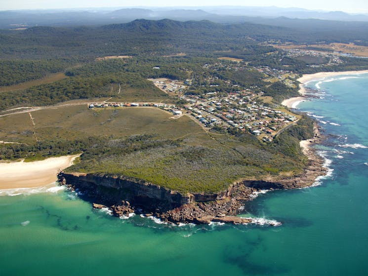Bonny Hills Coastal Aerial View
