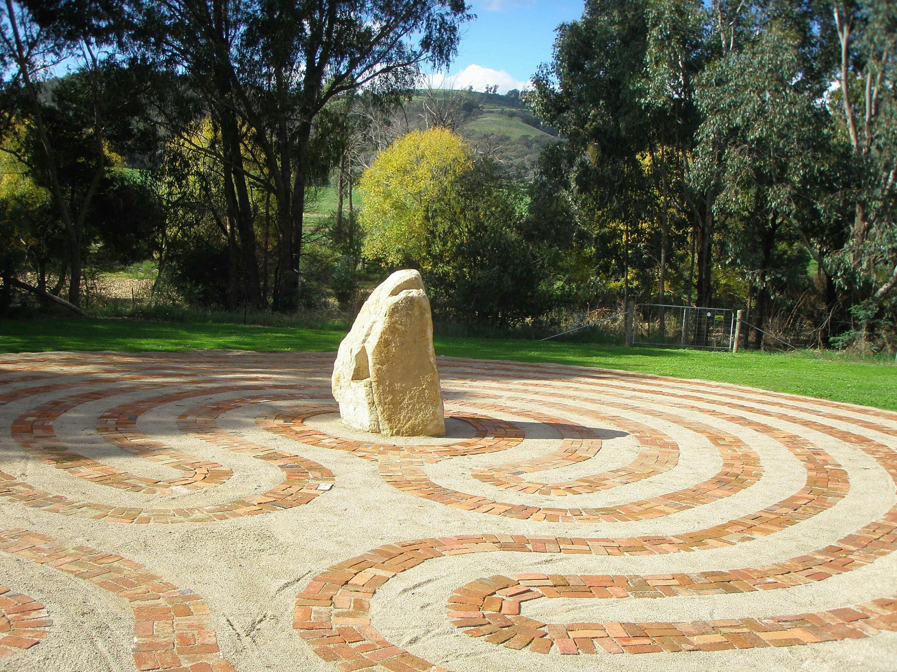 The Kinds inspired labyrinth at Brookfield Maze Labyrinth