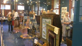 Inside museum