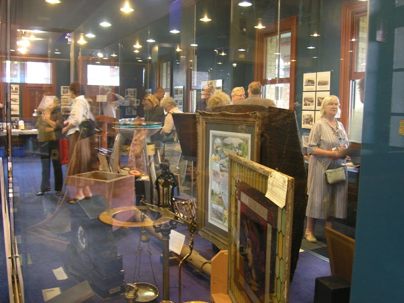 Inside museum