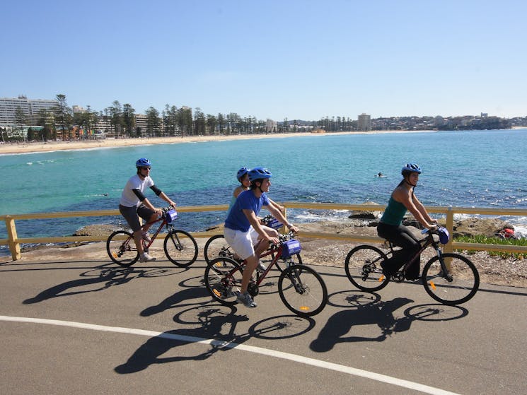 Ride along Manly Beach