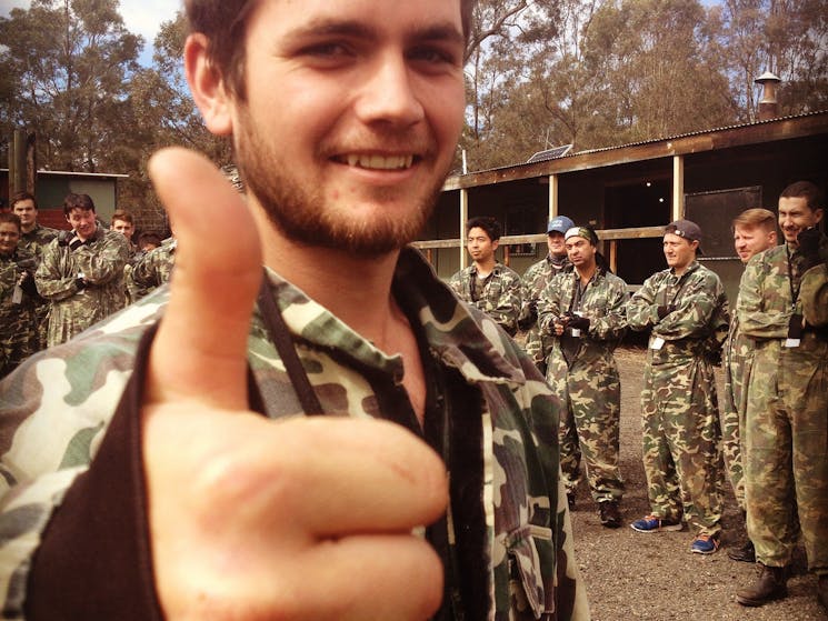 Ultimate Paintball Thumbs Up