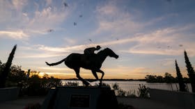 Black Caviar Statue
