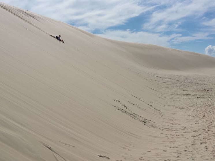 Dune Sandboarding from 30m dune
