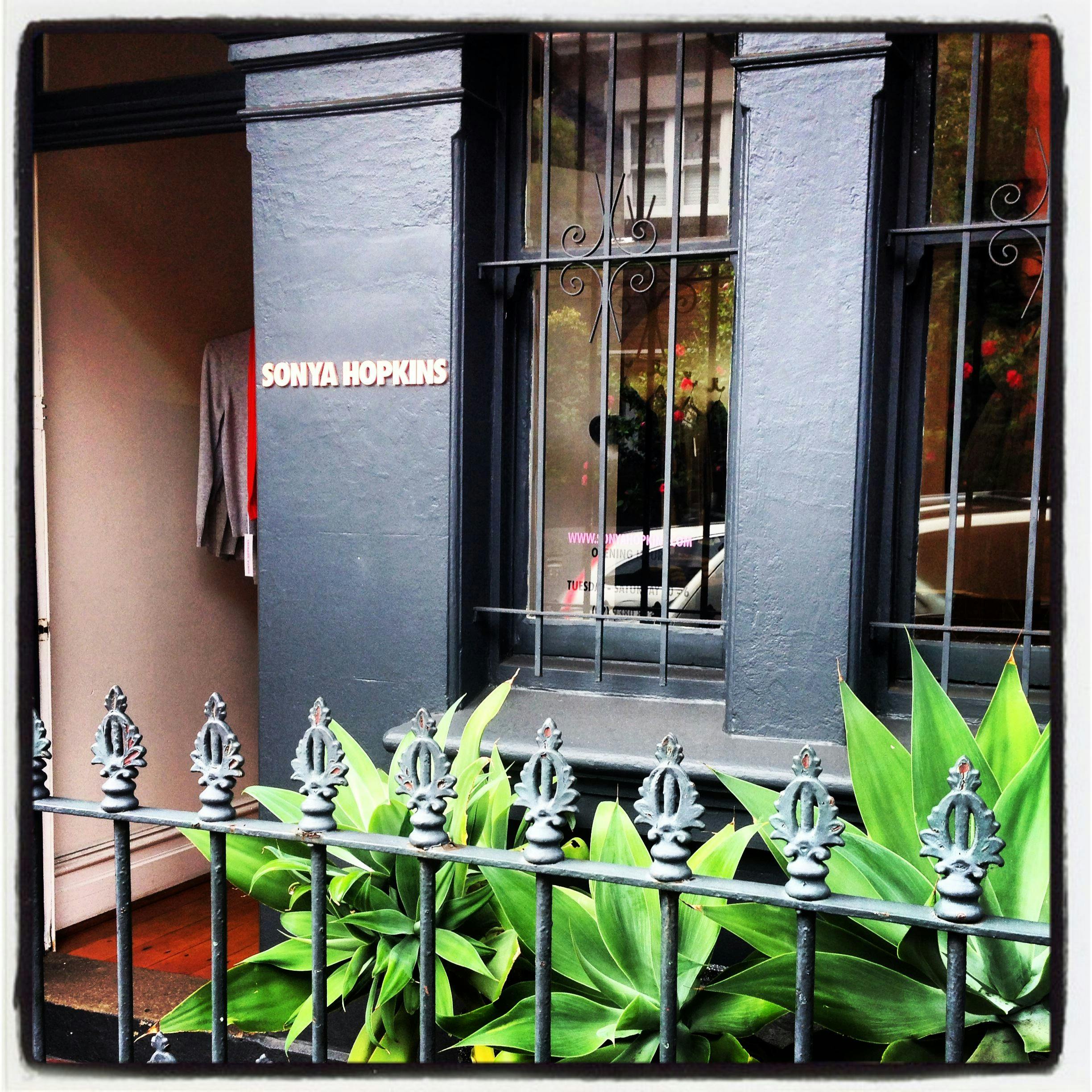 Sonya Hopkins Sydney Flagship Store at 17 William Street Paddington, Sydney