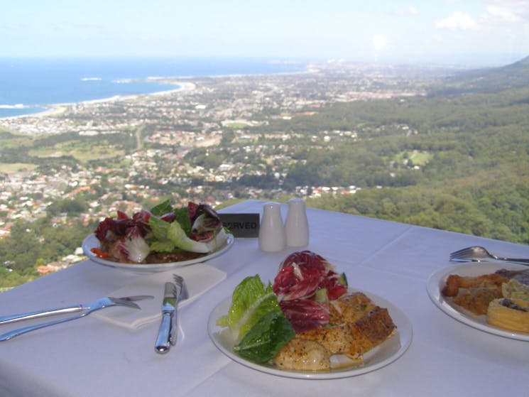 view form cafe 400m  above ocean