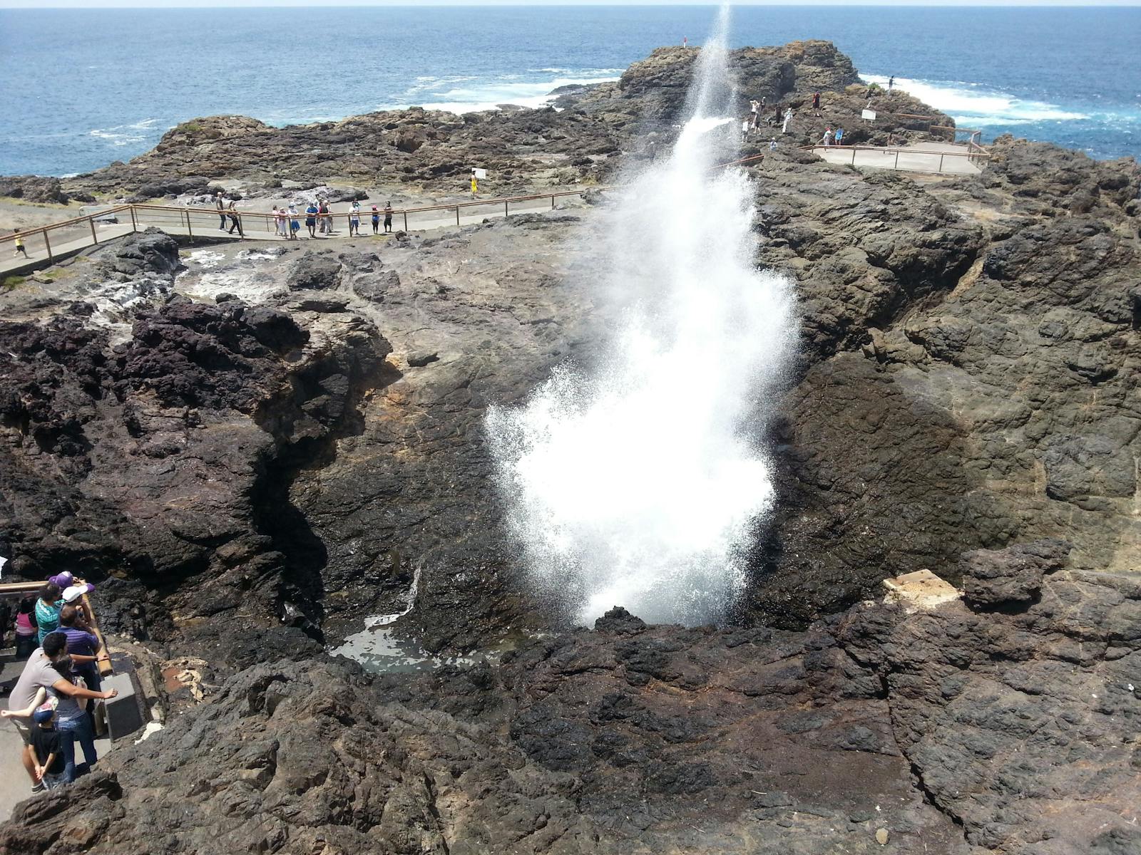 lookout at Kiama Blowhole