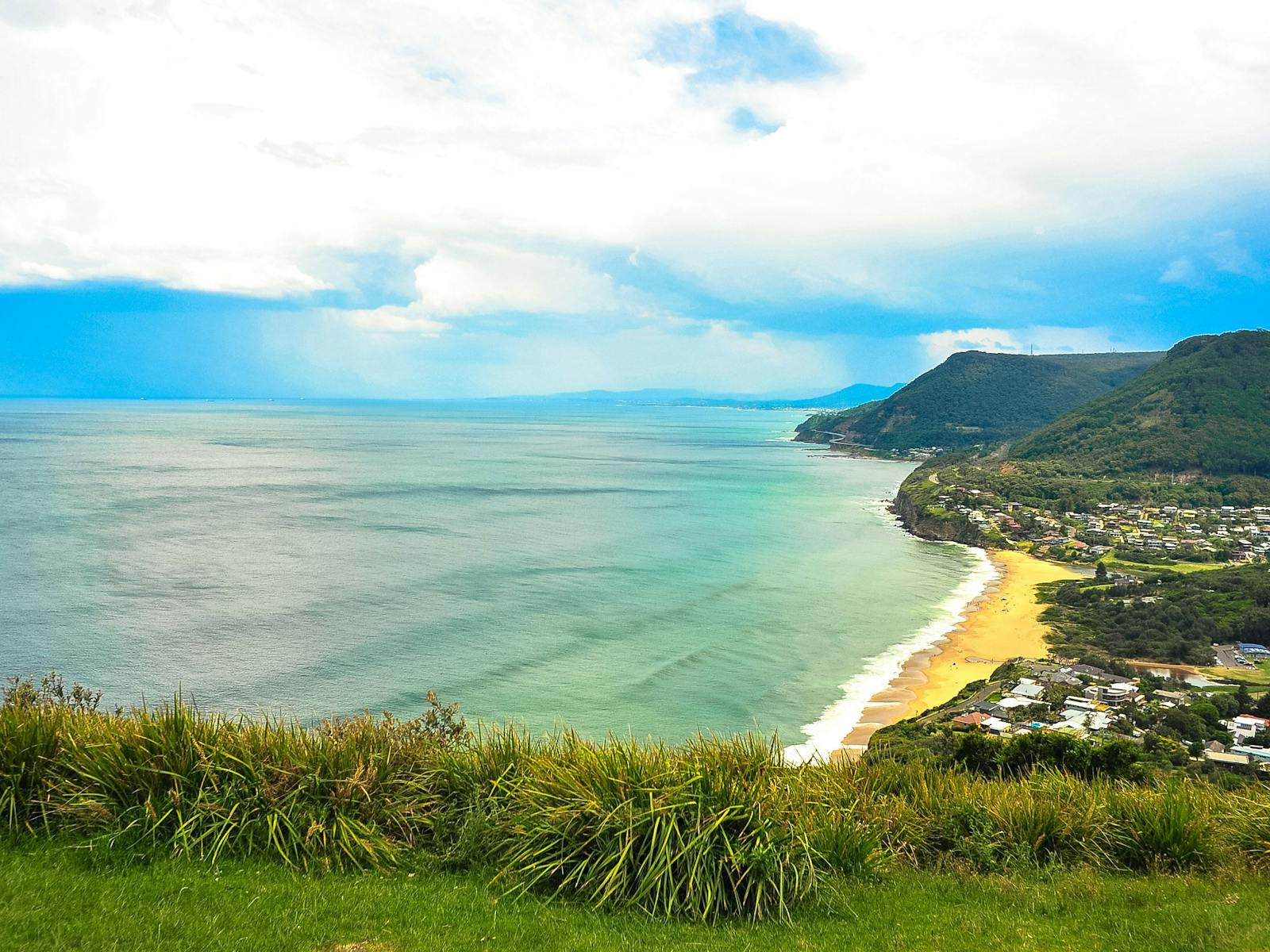 ニューサウスウェールズ州スタンウェルパークのボールドヒルからの眺め