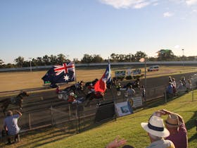 Parkes Harness Racing Australia Day Cover Image