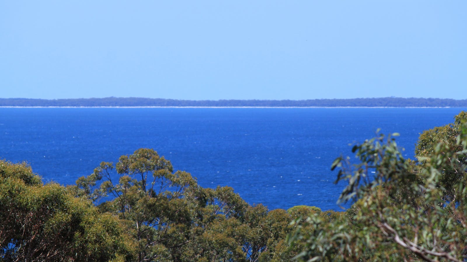 Views of Jervis Bay from breakfast area
