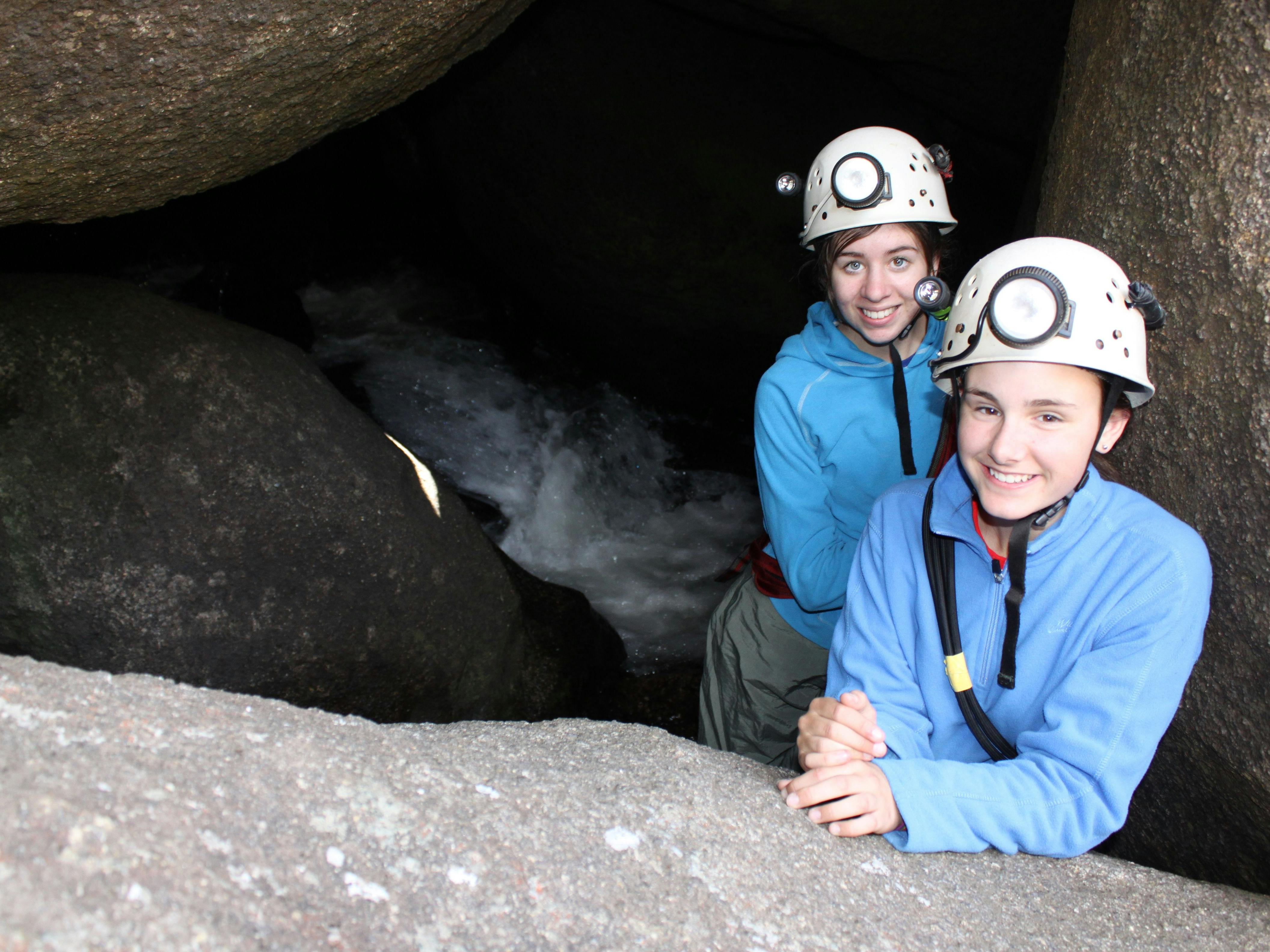 Caving through The Underground River