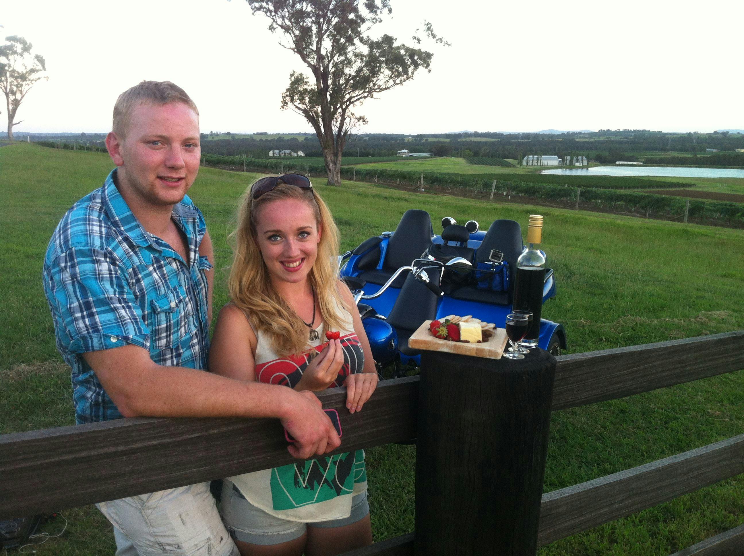 Sunset hunter valley tour