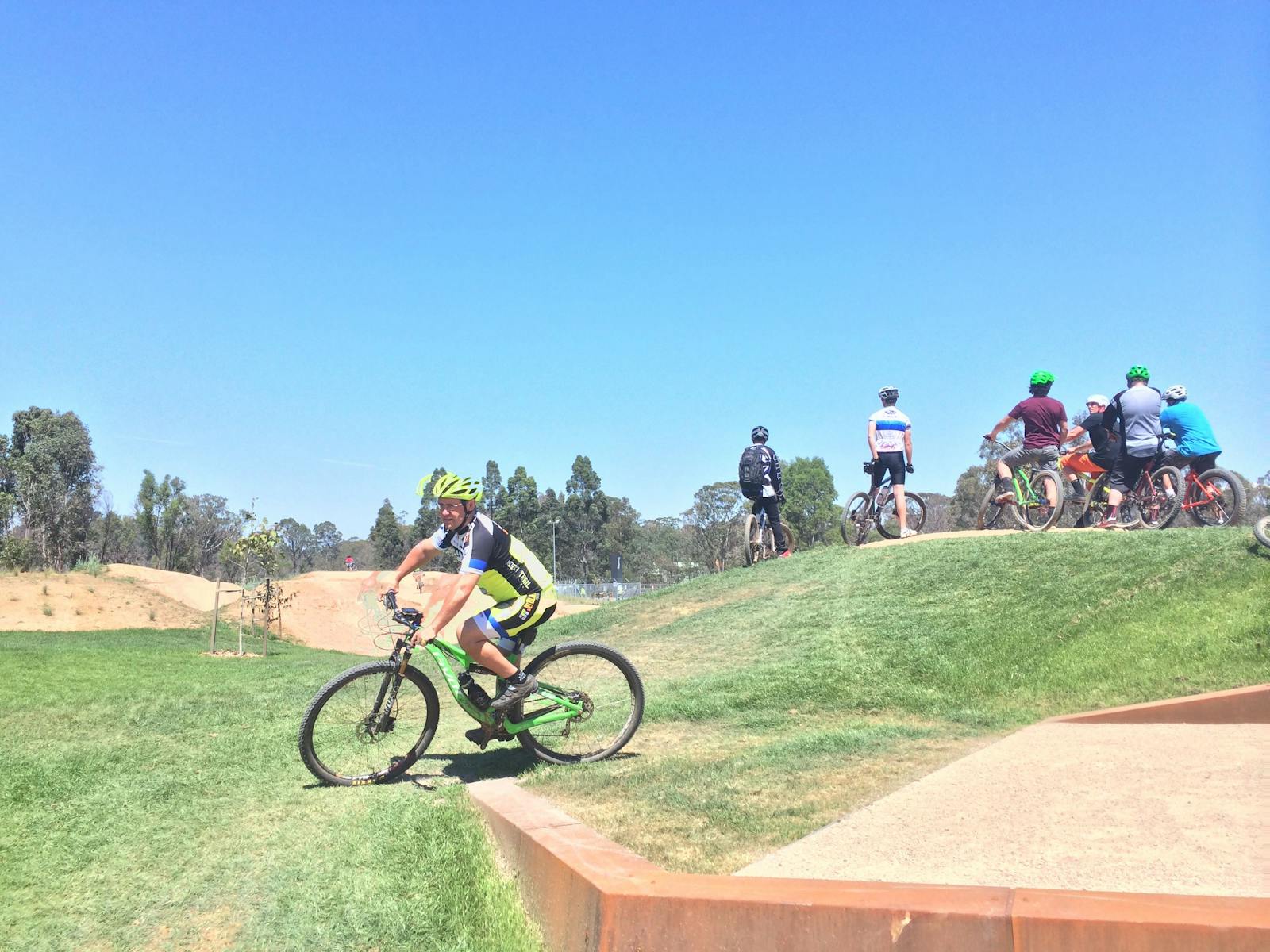 Jump track at Wylde MTB Trail